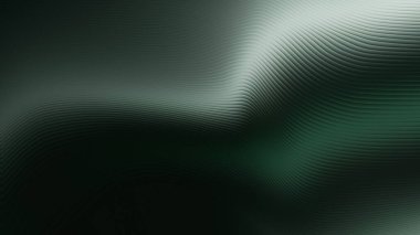 Soyut Yeşil Gradyan Dalgaları: Modern, Düz ve Dinamik Arka