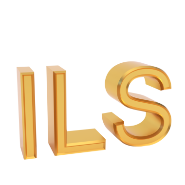 Altın ILS para birimi kodu 3D, en az arkaplanda İsrail Şekeli 'ni temsil ediyor