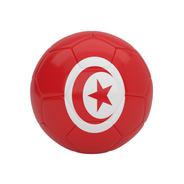 Tunus futbol topu, Afrika spor ve ulusal kimliğini temsil eden sembolik bir 3D sunucu