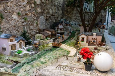 Barselona şehrinin Noel süslemesi