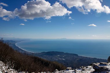 Dağların güzel manzarası