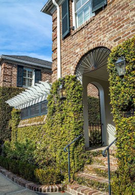 Charleston, Güney Carolina 'daki renkli tarihi evler. 21 Kasım 2025.