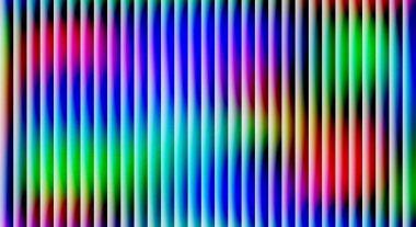 Soyut Dikey Renk Çubukları: Canlı Işık Spektrumu ve Shad