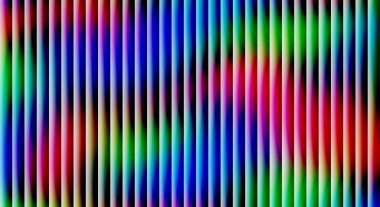 Canlı Dikey Çizgiler: Renk ve Işığın Soyut Spektrumu