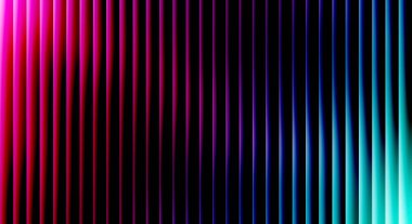 Parlak Dikey Kaburgalar Cyan Gradyan 'a Canlı Pembede Parlıyor