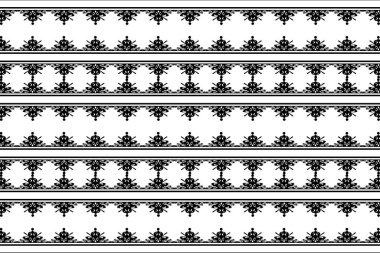 Soyut geometrik süslemeli vektör deseni. Kusursuz tasarım