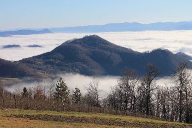 Gusta magla prekrila kotlinu i reku