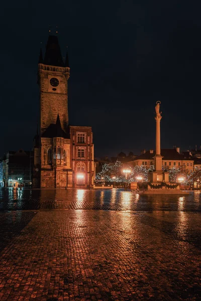 Прага Столица Крупнейший Город Чехии Таинственные Улицы Исторический Район Волшебная — стоковое фото