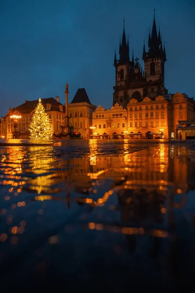 Прага Столица Крупнейший Город Чехии Таинственные Улицы Исторический Район Волшебная — стоковое фото