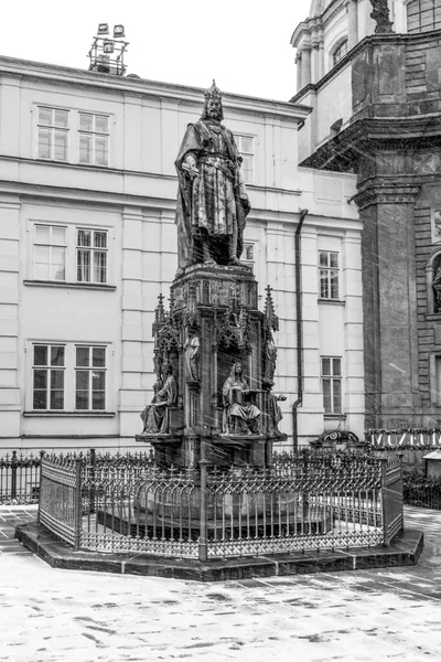 Charles Bridge Historic Bridge Crosses Vltava River Prague Czech Republic — Stock Photo, Image