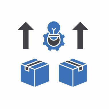 Simge, iş ve yatırımla ilişkilidir. Karışık Vektör İllüzyonu. Doğrusal simge koleksiyonu. Düzenlenebilir felç. Vektör illüstrasyonu