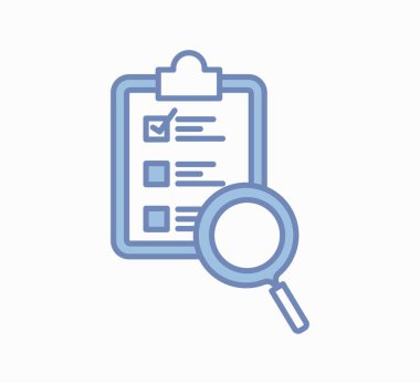 Analiz simgesini rapor et. Düzenlenebilir Vektör