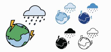 İklim Simgesi Çoklu Biçim Koleksiyonunu Ayarla