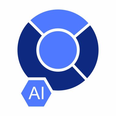 Modern bir simgenin vektör illüstrasyonu