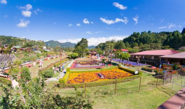 Boquete, Panama - 8 Ocak 2026 Panayır Köprüsü 'nden panoramik manzara