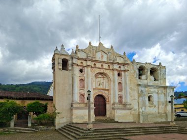 San Juan de Obispo, Guatemala - 26 Kasım 2025 - San Juan de Obispo Kilisesi