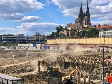 Brno şehri yapım aşamasında
