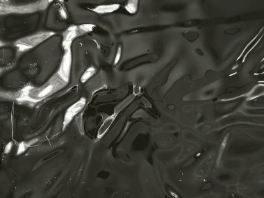 soyut koyu sıvı dalgalanmalar parlak renklerle dalgalanıyor ve atmosferik duvar kâğıdı veya bilim kurgu editoryal arkaplan için gizemli sıvı dokusunda ince kabarcıklar oluşturuyor..