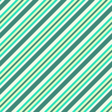 Aquamarine ve Bitkisel Buhar Çizgili Kusursuz Arkaplan Vektör Dijital Kağıt