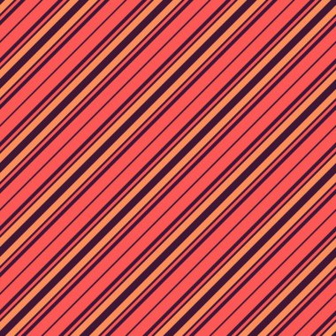 Blackberry ve Ateş Turuncu Vektör Desenli Çapraz Çizgili Duvar Kağıdı