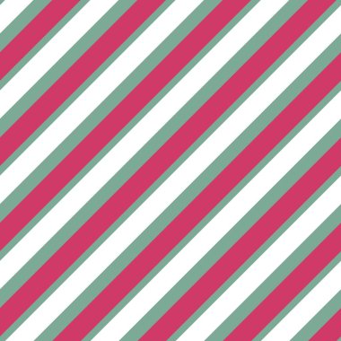 Catnip White Raspberry Sorbe Oblique Çizgi Vektör Arkaplanı Tekrarlayan Desen