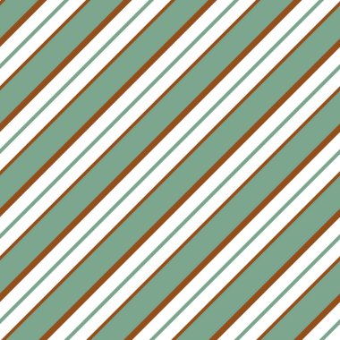 Beyaz ve Parazit Kahverengi Yazdırma Dizaynında Vektör Çapraz Çizgiler Deseni