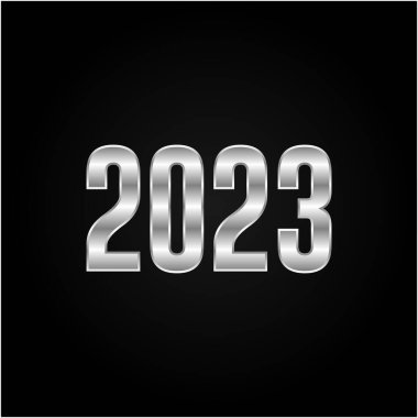 logo metin 2023 vektör şablonu