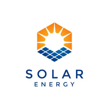 Güneş Enerjisi, Güneş Logosu Vektör şablonu tasarımları