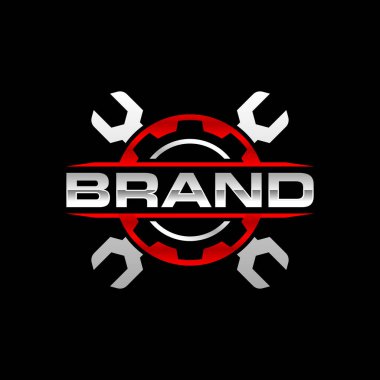 Vites Onarım Servisi logo şablonu