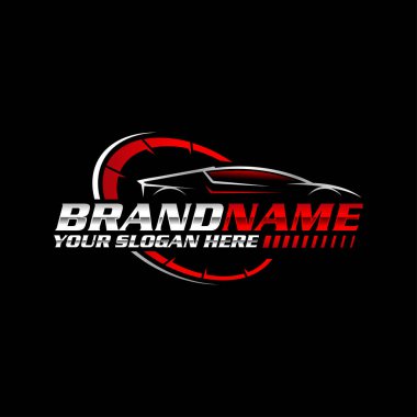 süratli RPM logo tasarımı ilham şablonu