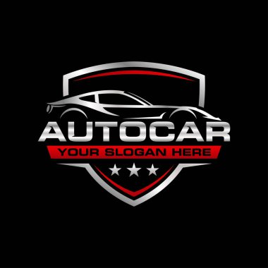 Otomatik ayrıntılı servis logosunun resimleme vektörü grafiği