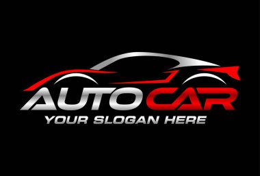 Otomobil Hattı Logo Vektörü şablonu tasarımı