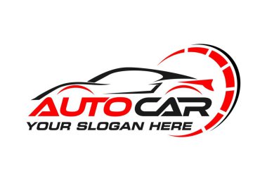 Otomotiv araba logosu dizayn şablonu 2