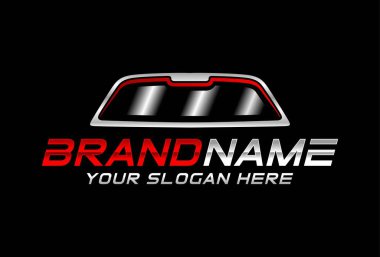 Araba boyama servisinin vektör logosu. logo şablonu