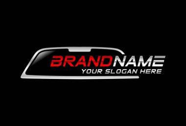 Otomotiv pencere tonu logo tasarım şablonu