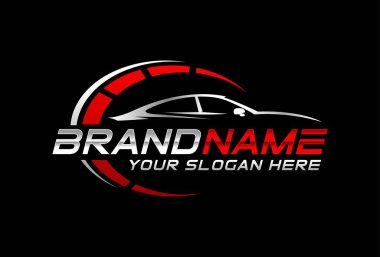 Otomobil logosu tasarım şablonu