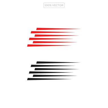 Modern Hız Hızı Logosu Tasarım Vektör Şablonu şeffaf arkaplan