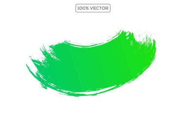 Renkli fırça darbeleri şeffaf arkaplanda izole edilmiş. El çizimi kalın fırça darbeleri, el çizimi kalın grunge çizgileri vektörü