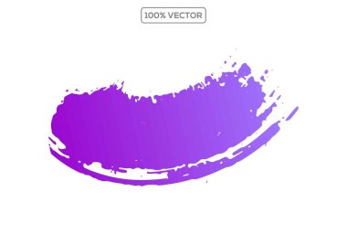 Renkli fırça darbeleri şeffaf arkaplanda izole edilmiş. El çizimi kalın fırça darbeleri, el çizimi kalın grunge çizgileri