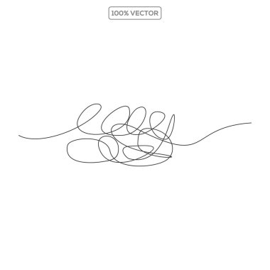 Dama demiri. Kaos çizgileri, el çizimi karmaşa, çılgın karmaşa karalama, kafası karışık beyin karalama, karmaşık konsept hisse senedi vektörü