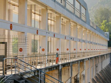 Çoklu pencereli modern bina yapısı