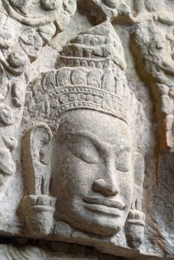 Angkor 'daki Preah Khan Tapınağı, Siem Reap, Kamboçya, 12. yüzyılda Kral 7. Jayavarman tarafından babasının anısına inşa edildi..