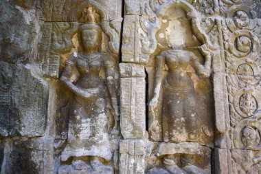 Angkor 'daki Preah Khan Tapınağı, Siem Reap, Kamboçya, 12. yüzyılda Kral 7. Jayavarman tarafından babasının anısına inşa edildi..