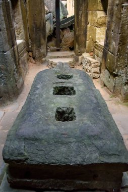 Angkor 'daki Preah Khan Tapınağı, Siem Reap, Kamboçya, 12. yüzyılda Kral 7. Jayavarman tarafından babasının anısına inşa edildi..