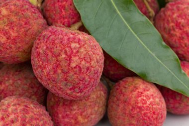 Yakın plan İmparator Lychee Fruits.