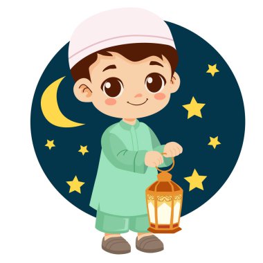Çocuk çizgi filmi fener, ramazan, İslami tema getirir.