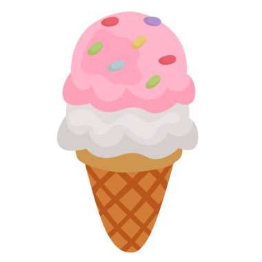 Dondurma tatlı tatlı düz tatlı tarzı