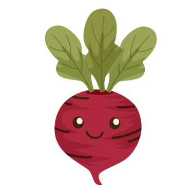 turp mutlu sebze çizgi film karakteri