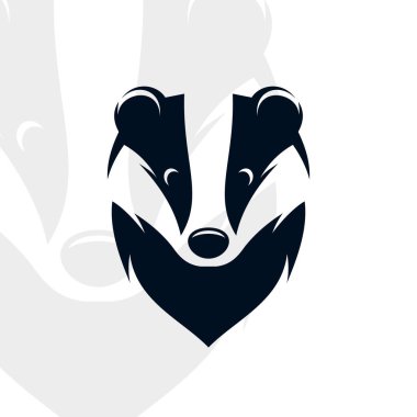 İzole edilmiş arka plan v11 üzerindeki porsuk logosu