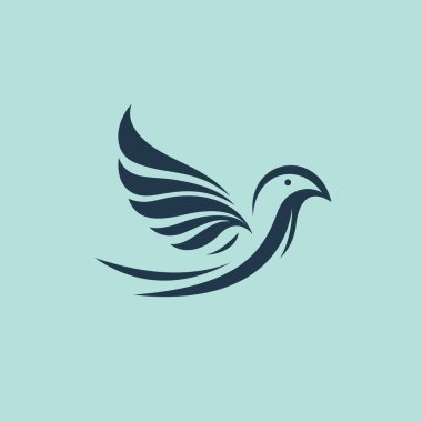 Girişimler İçin Olağanüstü Kuş Logosu